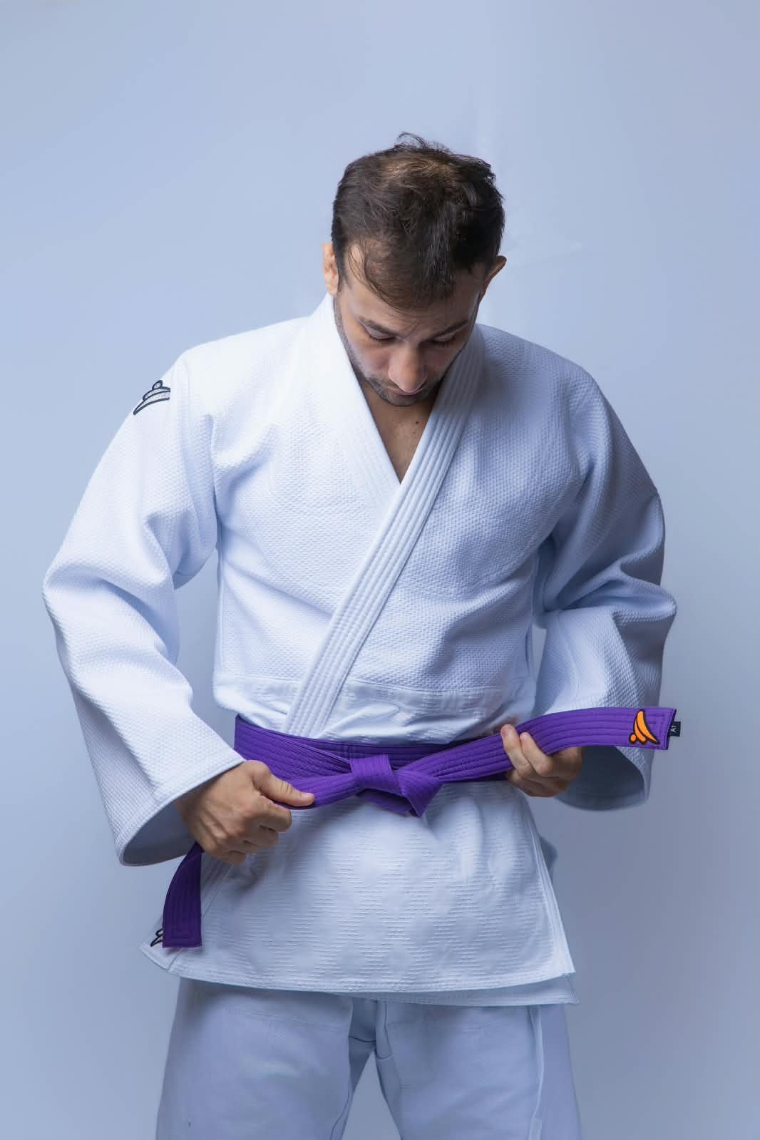 Kimono Trançado Slim Série Prata Combate
